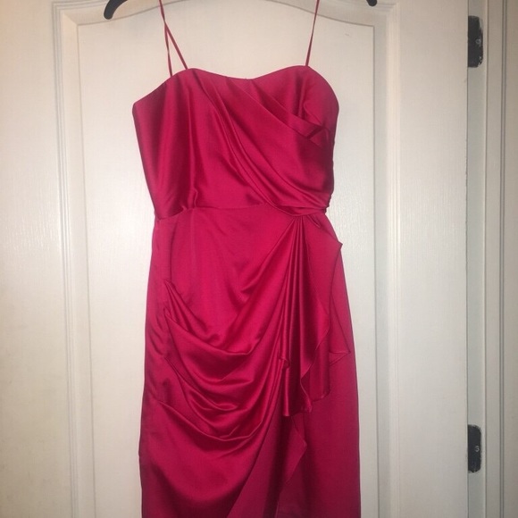 Max & Cleo Cocktail Fuchsia Pink Dress NWT $60 - Picture 1 of 4